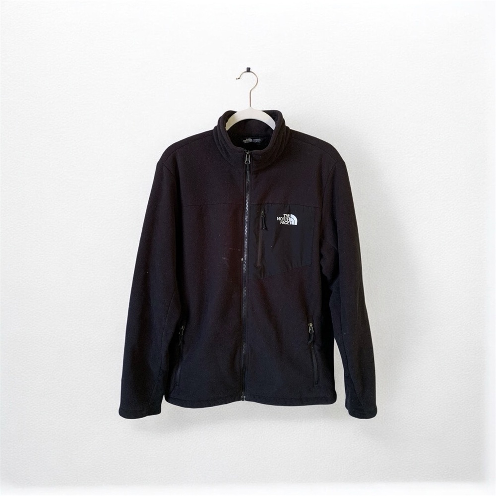 The North Face Black Apex Fleece Line Full Zip Men Size Medium